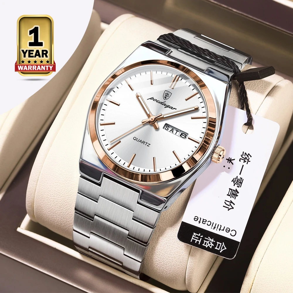 POEDAGAR 930 white dial...