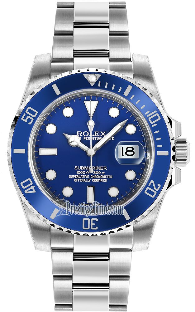 Blue Rolex Submarine wa...